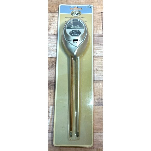 Hampton Bay Three-Way Moisture Light & pH Meter For Gardening & Soil Testing - Picture 1 of 2